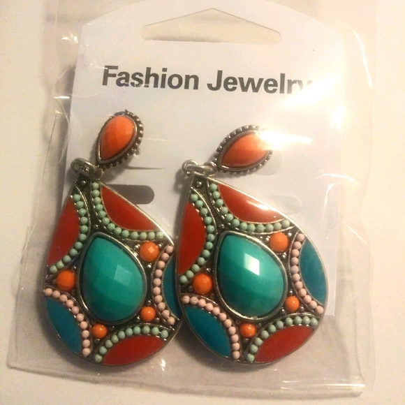 Boho Vintage Drop Dangle Earrings - Picture 1 of 2